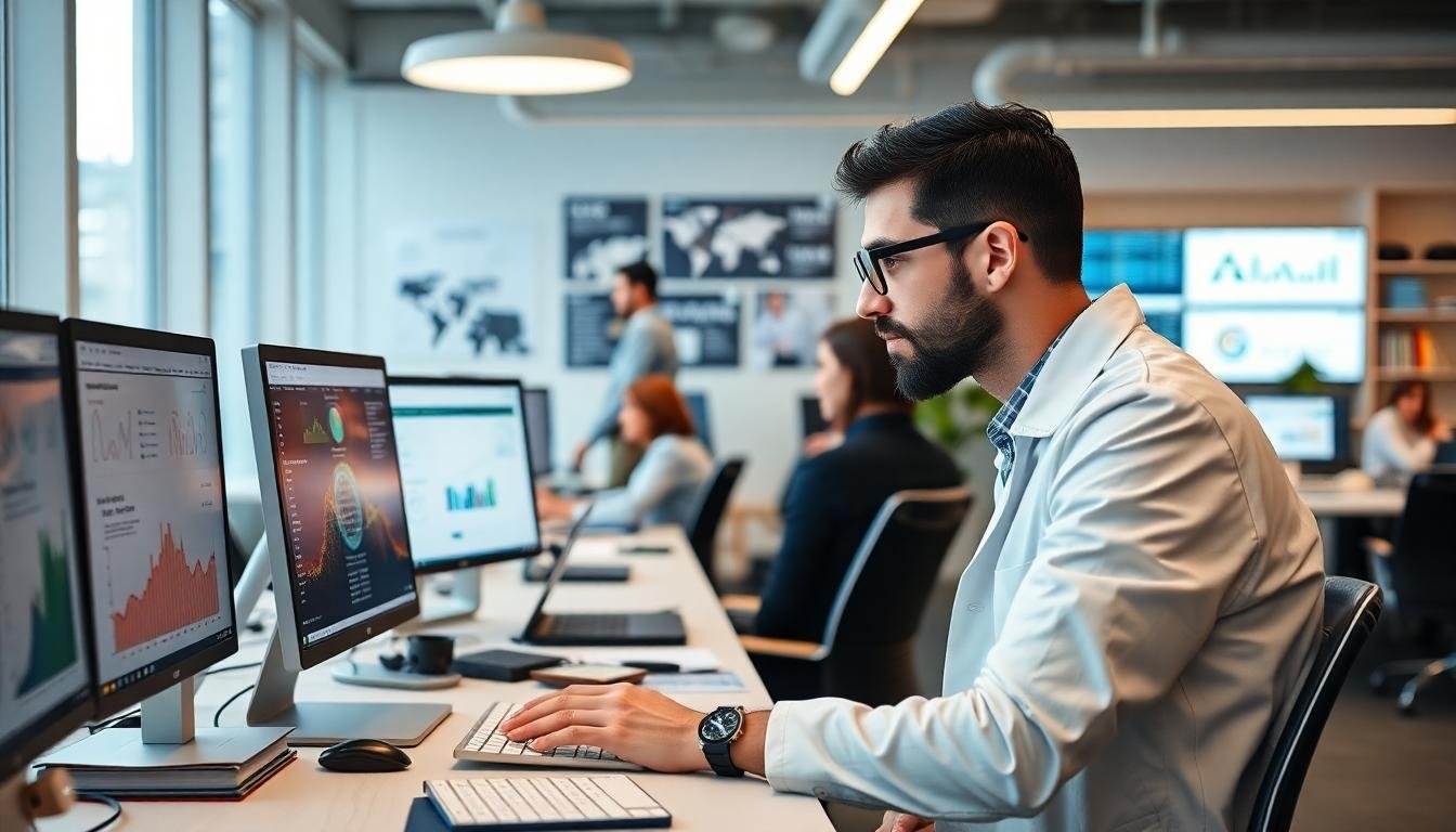 professional data scientist modern office